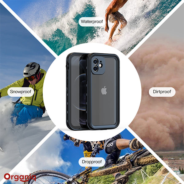 360 Degree Protection Ip68 Real Waterproof Case For Iphone