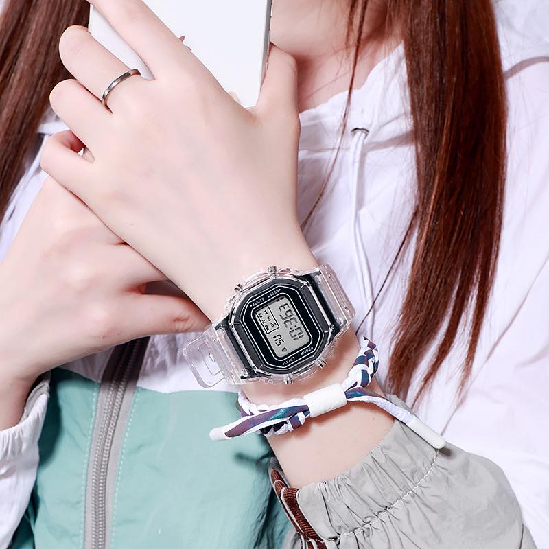 Transparent Digital Watch