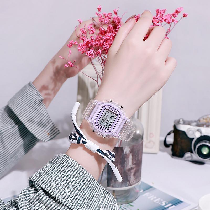 Transparent Digital Watch