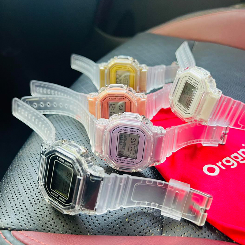 Transparent Digital Watch