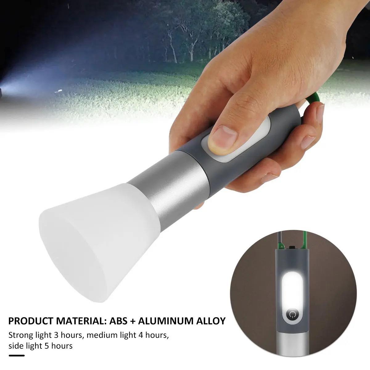 Tactical LED RC Flashlight  Zoomable Torch with 4 Modes