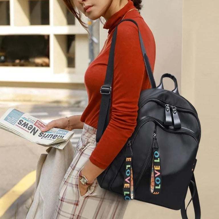 Trendy Fashion Ladies Backpack Oxford Cloth Multifunctional Travel Outdoor Backpack Female Casual Bag