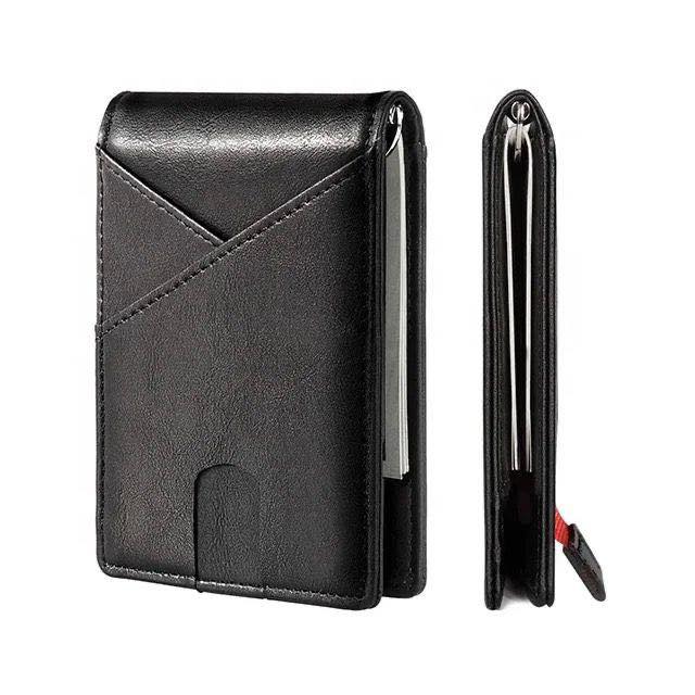 Front Pocket Wallet with Money Clip- RFID Blocking Minimalist Bifold ...