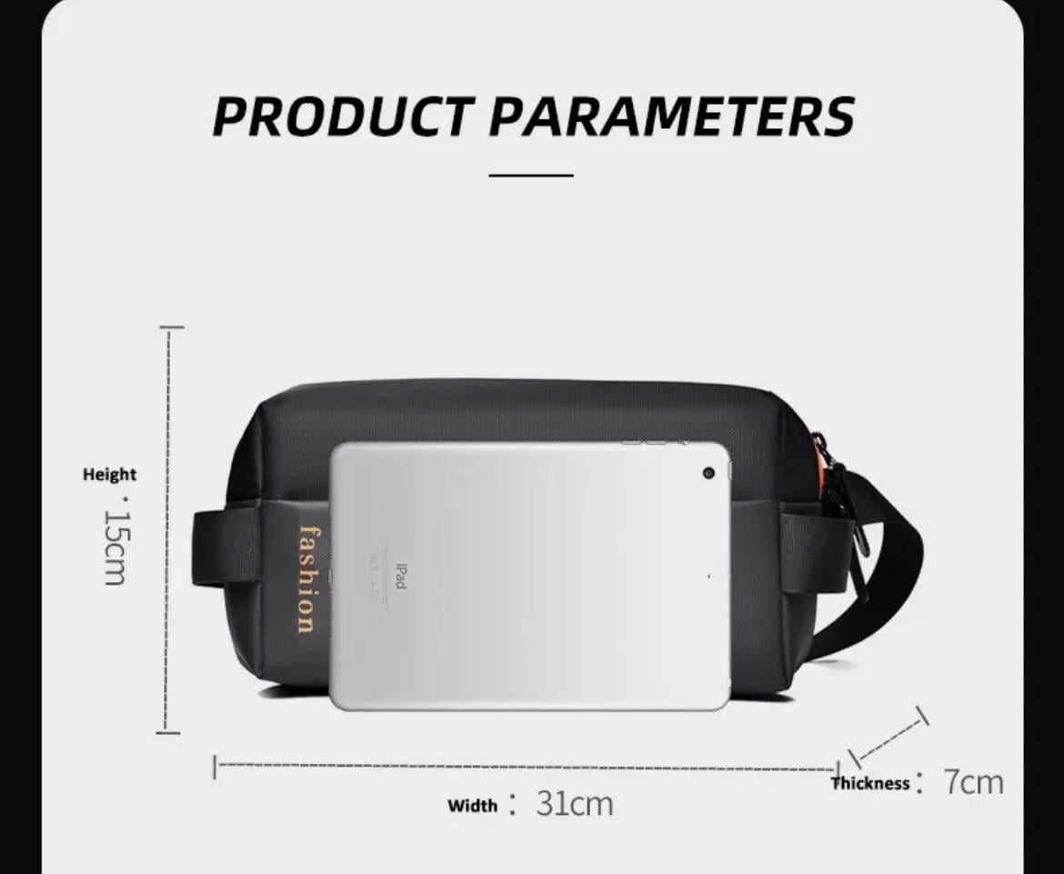 Lightweight Waterproof Chest Bag Backpack Sling Bag Travel Hiking Small Backpack Ladies and Mens