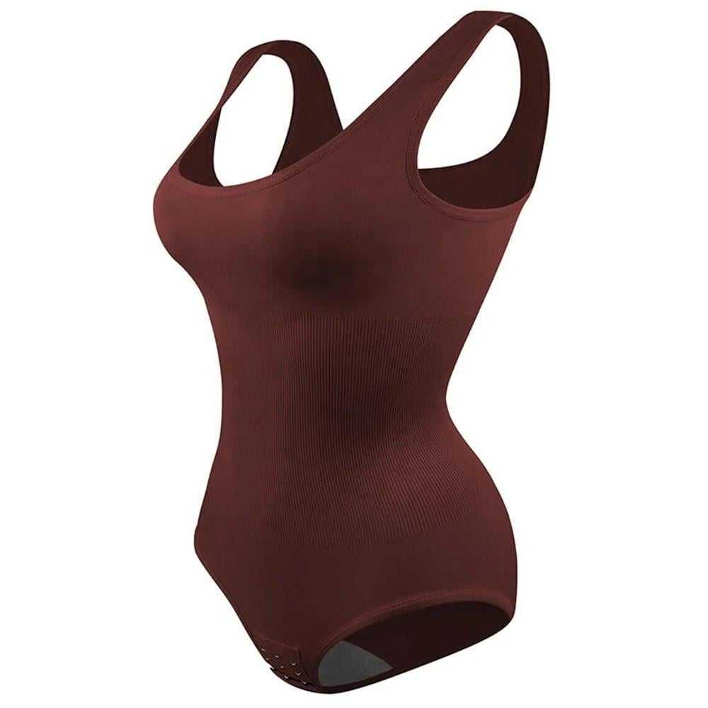 Flat Belly Corset Women Sexy U Neck Shapewear Slimming Tank Tops Bodysuits Waist Trainer Tummy Control Body Shaper