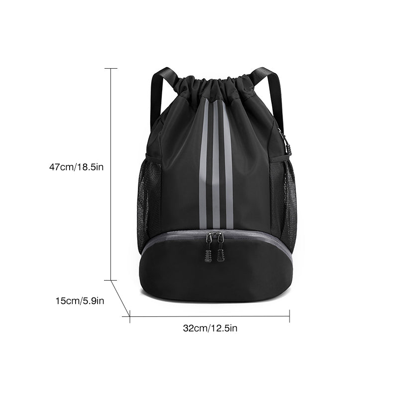 Nylon Sports Backpack Water Resistant Multifunctional