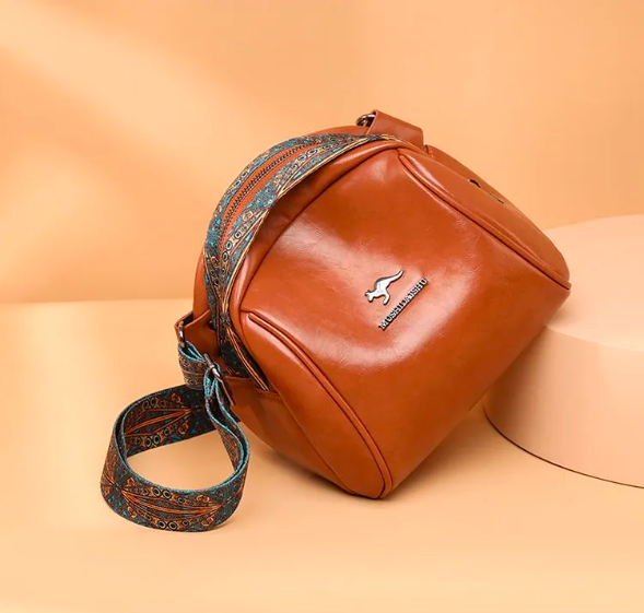 Vintage Crossbody Dome Bag, Retro Bohemian Shoulder Bag, Womens Fashion Handbag