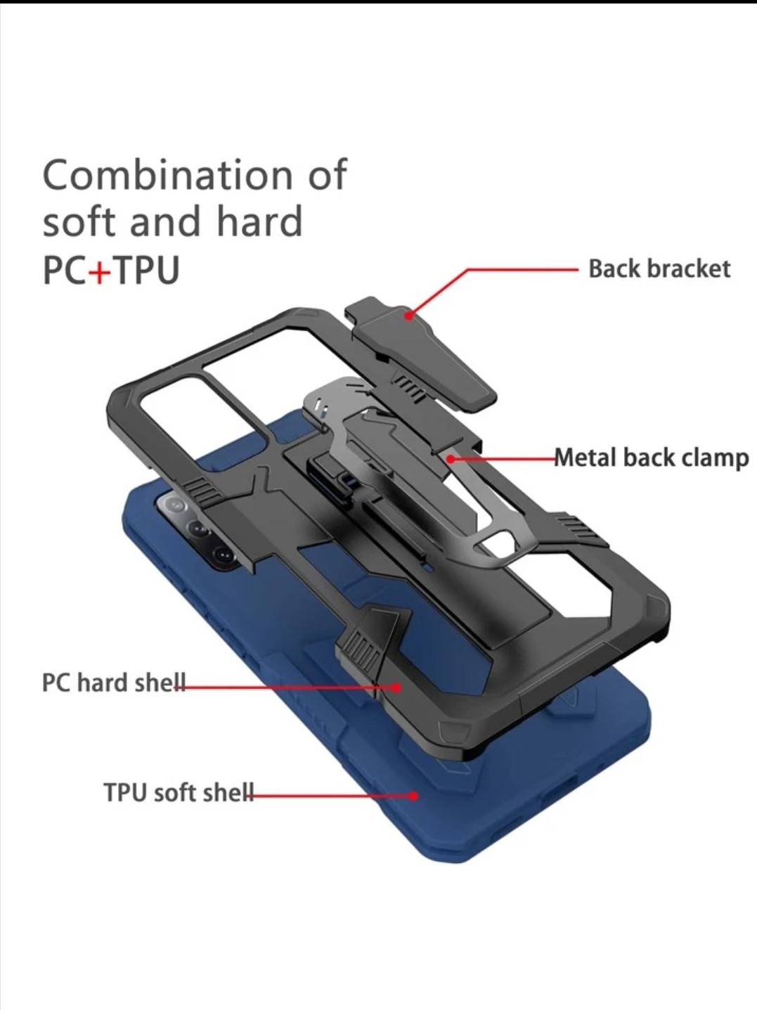 Armor case blue - Samsung