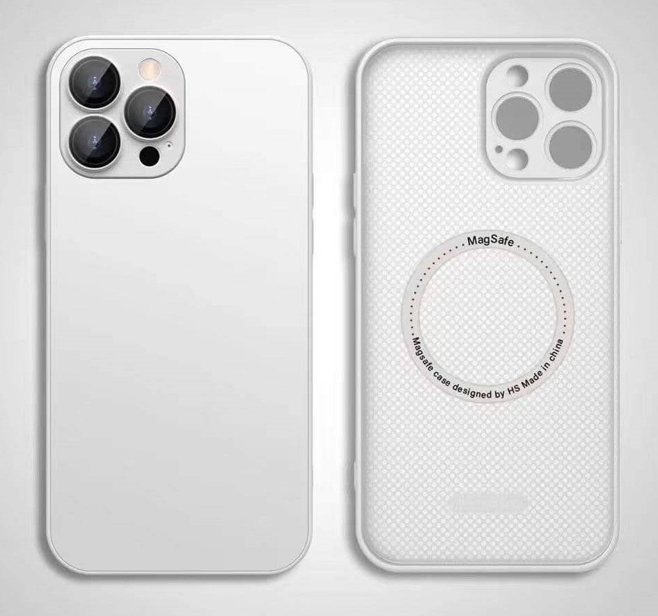 AG Glass Matte Magsafe Case White - Iphone